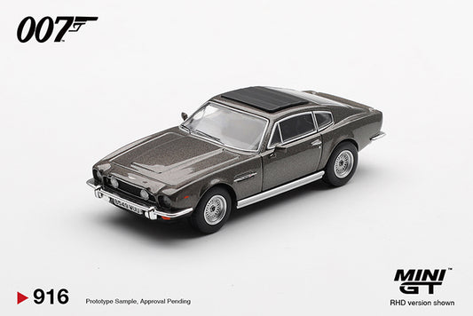 (Preorder) Mini GT 1:64 James Bond 007 - Aston Martin V8 Vantage "The Living Daylights" Weapons Off / English Blister Packaging - MGT00916-007E