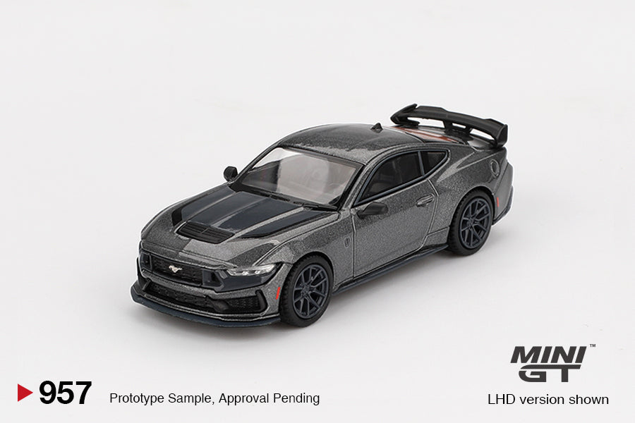 (Preorder) Mini GT 1:64 Ford Mustang Dark Horse 2024 Carbonized Gray
