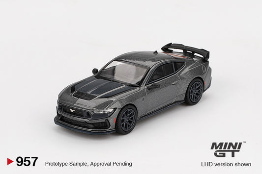(Preorder) Mini GT 1:64 Ford Mustang Dark Horse 2024 Carbonized Gray