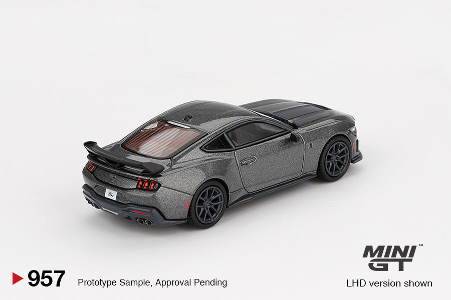 (Preorder) Mini GT 1:64 Ford Mustang Dark Horse 2024 Carbonized Gray