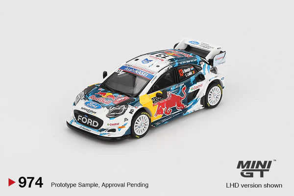 (Preorder) Mini GT 1:64 2024 Rally Monte Carlo -- Ford Puma Rally1 #13 M-Sport Ford WRT