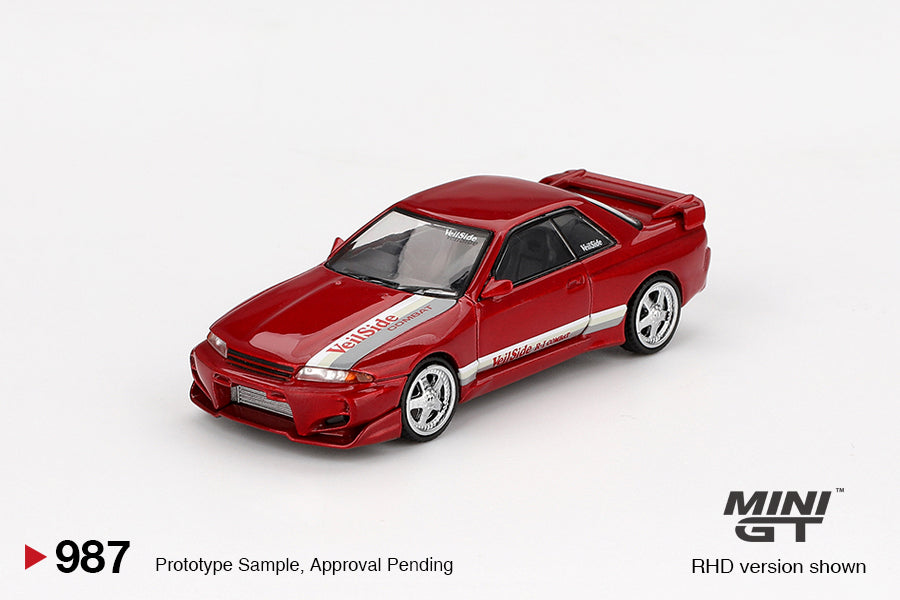 (Preorder) Mini GT 1:64 Nissan Skyline GT-R (R32) VeilSide Combat C-I Gem Red