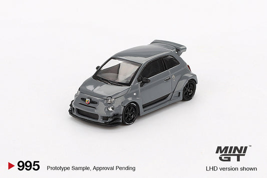 (Preorder) Mini GT 1:64 Abarth 595 LB-WORKS x Abas Works Grey