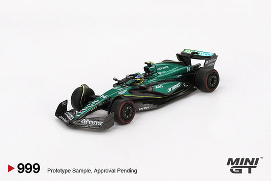 (Preorder) Mini GT 1:64 Aston Martin AMR24 - #14 Fernando Alonso - 2024 F1 2024 Bahrain GP