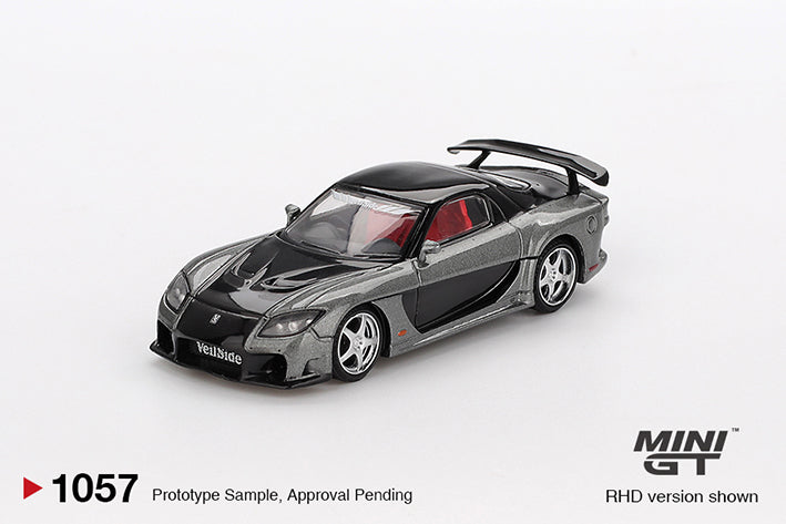 (Preorder) Mini GT 1:64 Mazda RX-7 VeilSide Fortune Grey - MGT01057