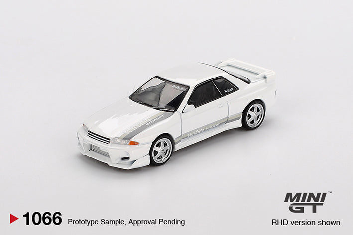 (Preorder) Mini GT 1:64 Nissan Skyline GT-R (R32) VeilSide Combat C-I White - MGT01066