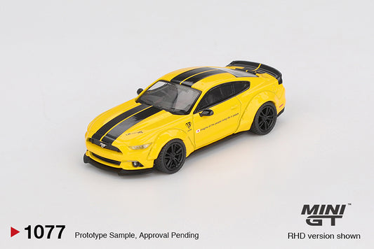 (Preorder) Mini GT 1:64 LB-WORKS FORD MUSTANG Triple Yellow - MGT01077