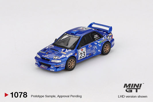 (Preorder) Mini GT 1:64 Subaru Impreza WRC99 #23 2000 Acropolis Rally - MGT01078
