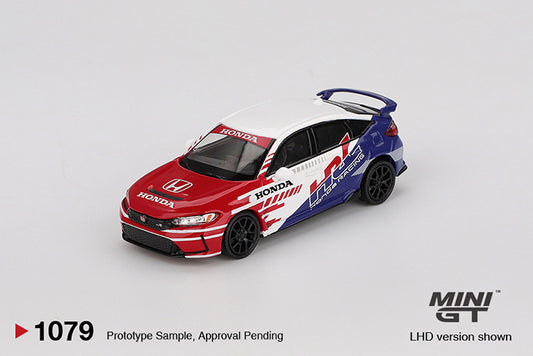 (Preorder) Mini GT 1:64 Honda Civic TYPE R 2024 Pace Car HRC - MGT01079