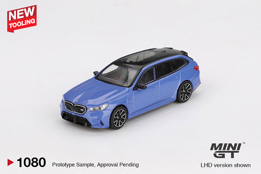 (Preorder) Mini GT 1:64 BMW M5 Touring (G99) Marina Bay Blue Metallic - MGT01080