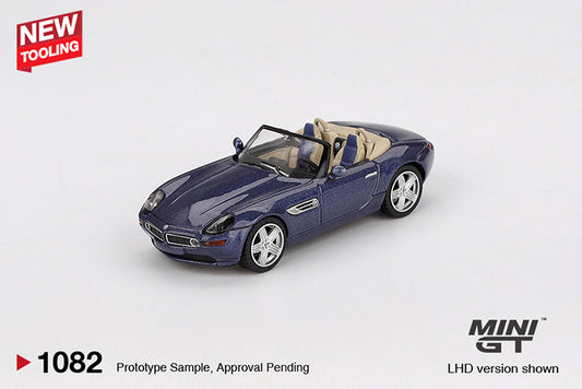 (Preorder) Mini GT 1:64 BMW Z8 Alpina Alpine Blue - MGT01082