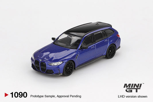 (Preorder) Mini GT 1:64 BMW M3 Competition Touring Portimao Blue Metallic - MGT01090