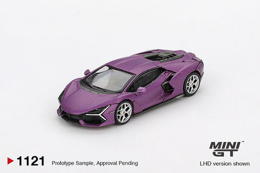 (Preorder) Mini GT 1:64 Lamborghini Revuelto Viola 30th Matte - MGT01121