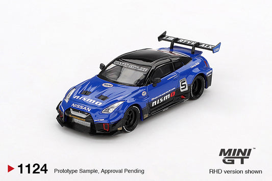 (Preorder) Mini GT 1:64 LB-Silhouette WORKS GT NISSAN 35GT-RR Ver.2 Blue - MGT01124