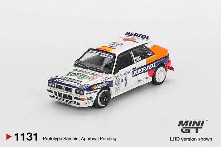 (Preorder) Mini GT 1:64 Lancia Delta HF Integrale Evoluzione #1 1993 Rallye Monte-Carlo - MGT01131