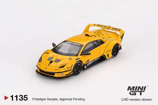 (Preorder) Mini GT 1:64 LB-Silhouette WORKS MURCIELAGO GT Evo Yellow - MGT01135