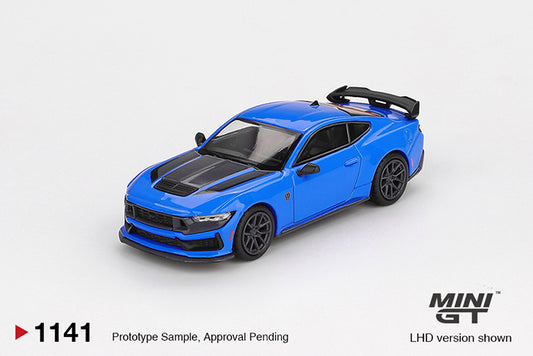 (Preorder) Mini GT 1:64 Ford Mustang Dark Horse 2024 Grabber Blue - MGT01141