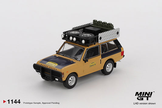 (Preorder) Mini GT 1:64 Range Rover 1981 Camel Trophy Sumatra C.Swoboda K.Mentel Winner - MGT01105