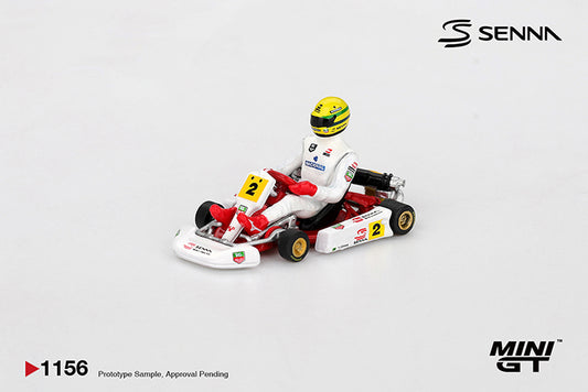 (Preorder) Mini GT 1:64 Senna Kart #2 Ayrton Senna da Silva - 1993 Masters of Paris-Bercy / Blister packaging - MGT01156