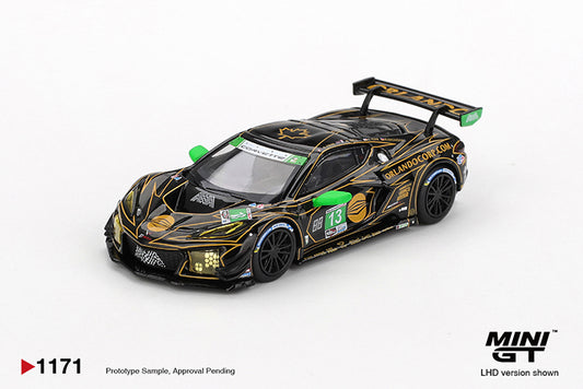 (Preorder) Mini GT 1:64 Chevrolet Corvette Z06 GT3.R #13 AWA 2025 IMSA Daytona 24 Hrs - MGT01171