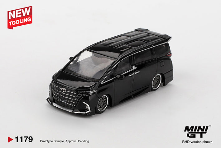 (Preorder) Mini GT 1:64 Toyota Alphard 40 KUHL Black - MGT01179
