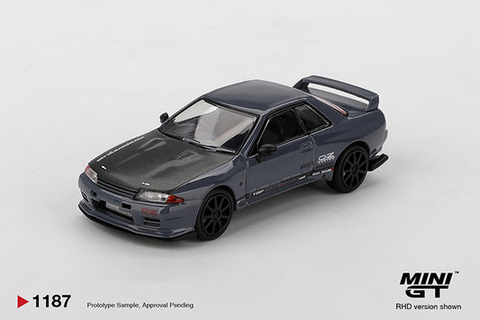 (Preorder) Mini GT 1:64 Nissan Skyline GT-R Top Secret VR32 Stealth Grey - MGT01187