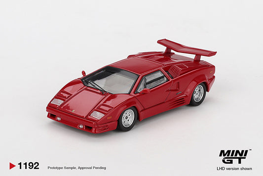 (Preorder) Mini GT 1:64 Lamborghini Countach 25th Anniversary Red - MGT01192