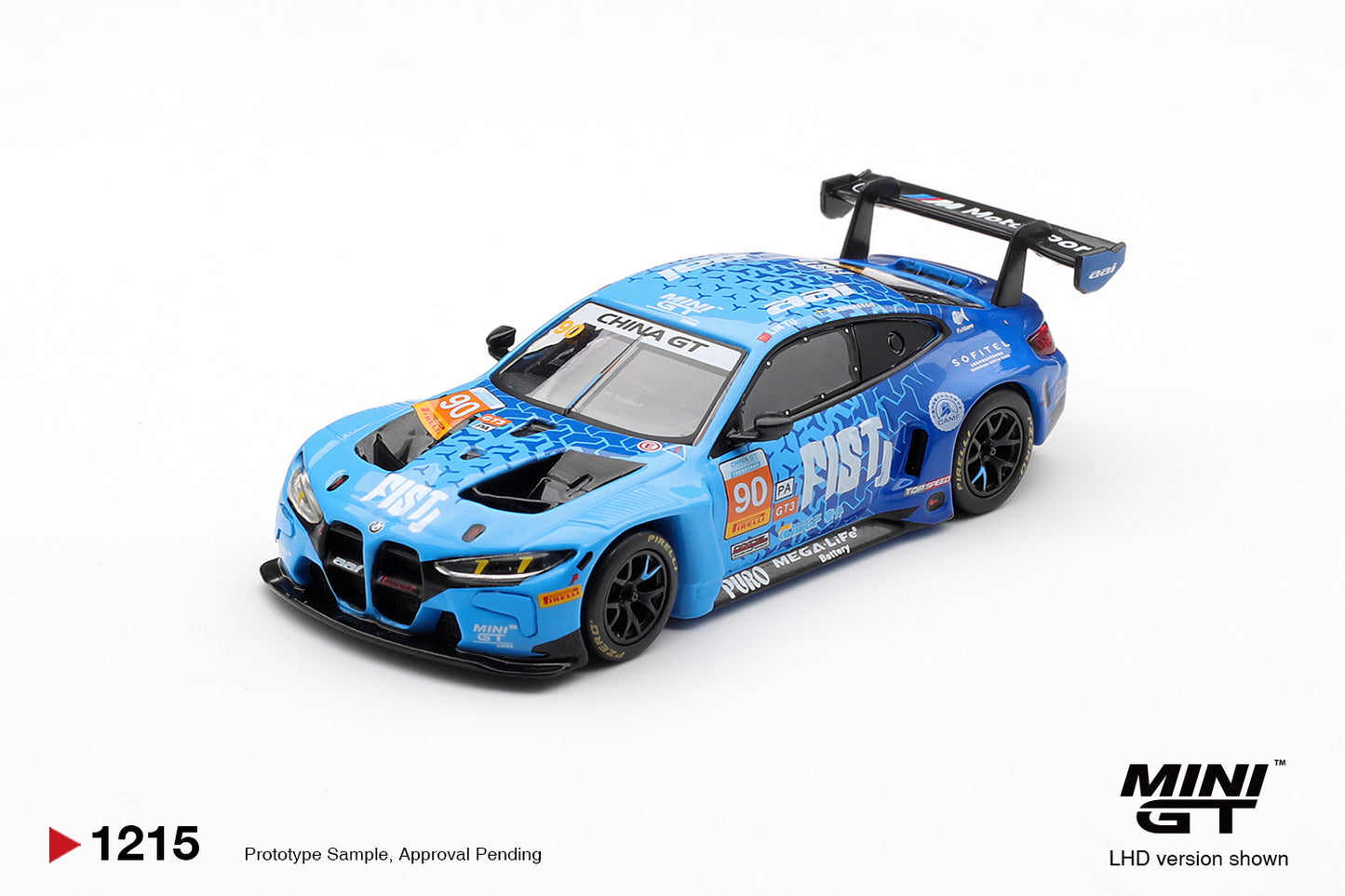 (Preorder) Mini GT 1:64 BMW M4 GT3 EVO #90 FIST Team AAI 2025 China GT LHD/ China Packaging - MGT01215-CH
