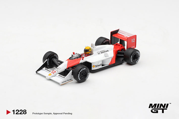 (Preorder) Mini GT 1:64 McLaren MP4/4 #12 Ayrton Senna 1988 Canadian Grand Prix Winner - MGT01228