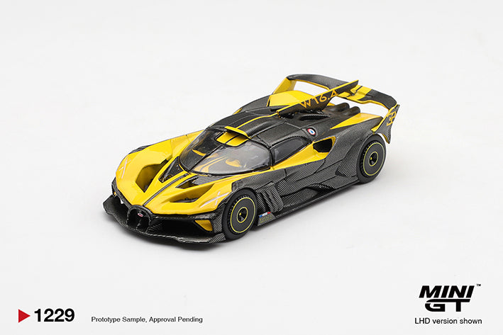 (Preorder) Mini GT 1:64 Bugatti Bolide Yellow - MGT01229