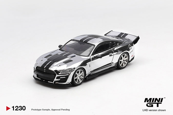 (Preorder) Mini GT 1:64 Shelby GT500 Dragon Snake Concept Chrome Silver - MGT01230