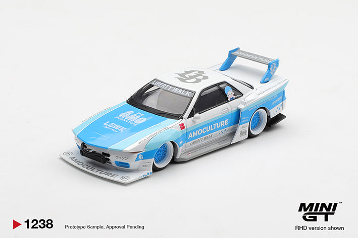 (Preorder) Mini GT 1:64 Nissan Skyline GT-R (R32) LBWK Kaido Works AMOCULTURE - MGT01238