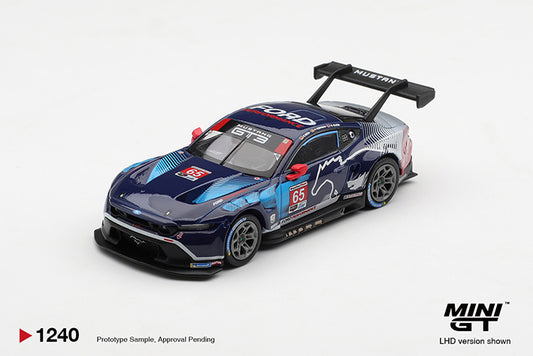 (Preorder) Mini GT 1:64 Ford Mustang GT3 #65 Ford Multimatic Motorsports 2025 IMSA Daytona 24 Hrs Winner - MGT01240