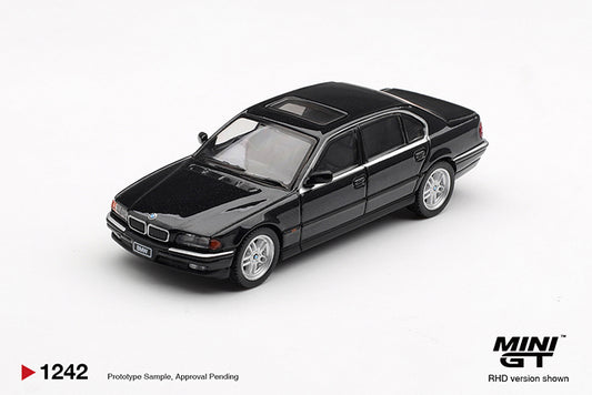 (Preorder) Mini GT 1:64 BMW 750IL Black Sapphire - MGT01242