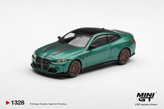 (Preorder) Mini GT 1:64 BMW M4 CS Frozen Isle of Man Green Metallic - MGT01328