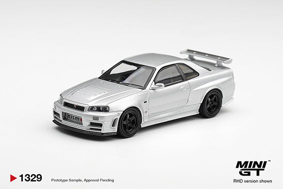 (Preorder) Mini GT 1:64 Nissan NISMO R34GT-R Z-tune Z-Tune Silver - MGT01329