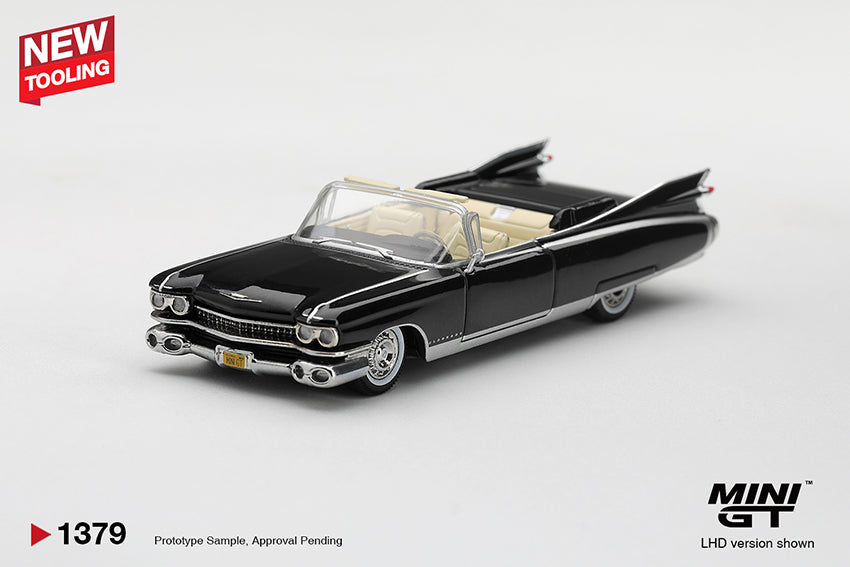 (Preorder) Mini GT 1:64 Cadillac Eldorado Biarritz 1959 Black - MGT01379