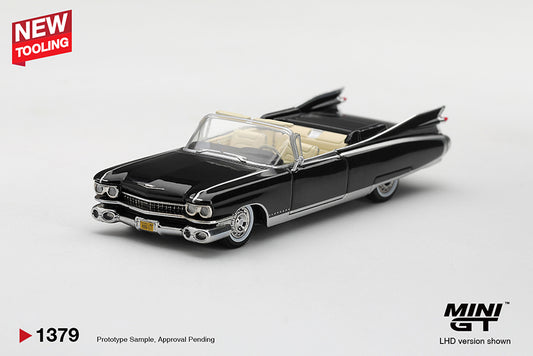 (Preorder) Mini GT 1:64 Cadillac Eldorado Biarritz 1959 Black - MGT01379