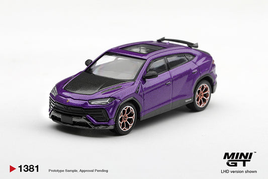 (Preorder) Mini GT 1:64 Lamborghini Urus Performante Viola Pasifae - MGT01381