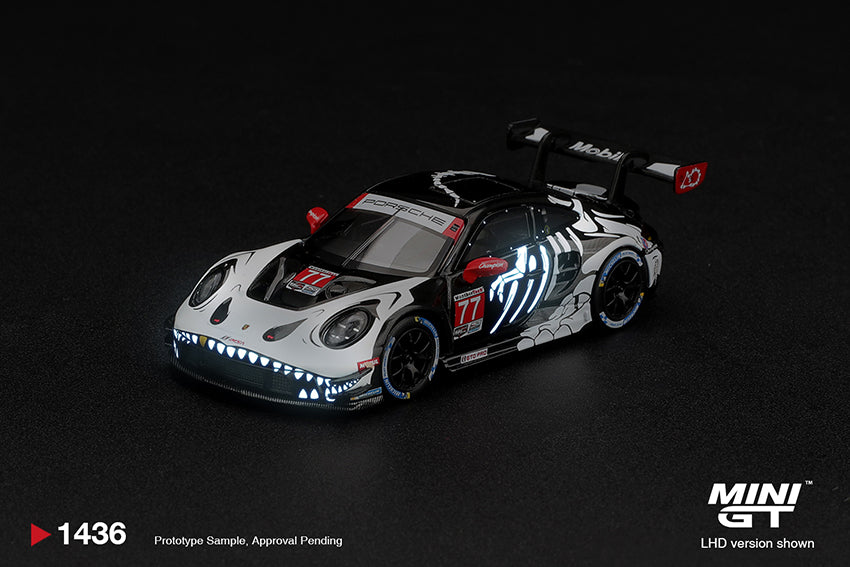 (Preorder) Porsche 911 GT3 R (992) #77 AO Racing "Skeleton Rexy" 2026 IMSA Petit Le Mans - MGT01436