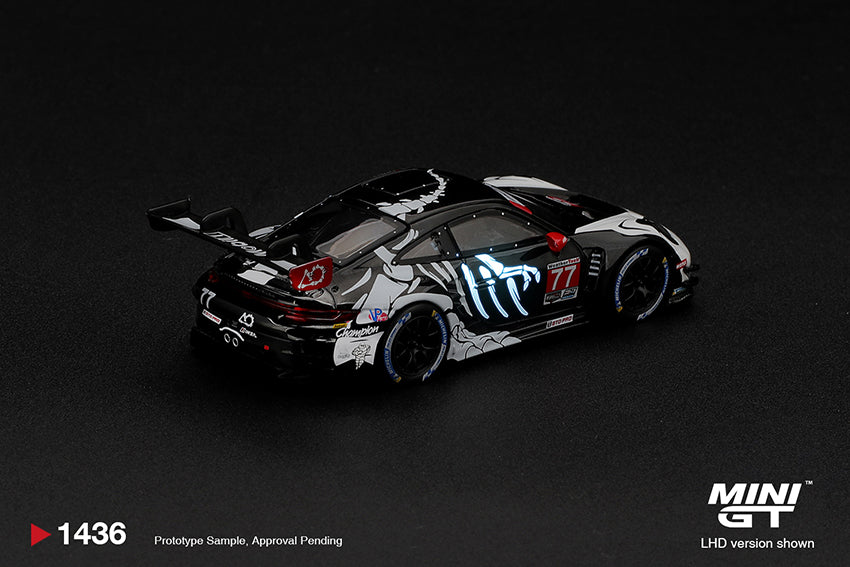 (Preorder) Porsche 911 GT3 R (992) #77 AO Racing "Skeleton Rexy" 2026 IMSA Petit Le Mans - MGT01436