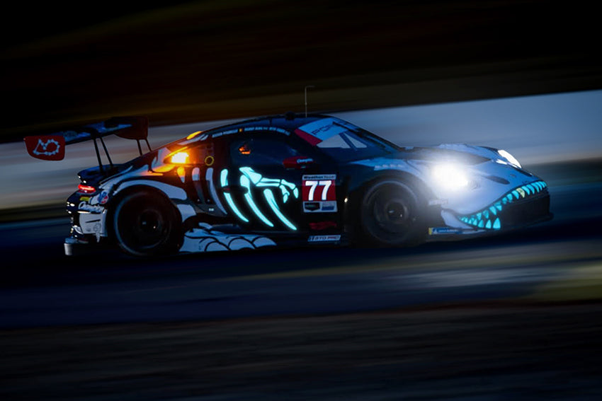 (Preorder) Porsche 911 GT3 R (992) #77 AO Racing "Skeleton Rexy" 2026 IMSA Petit Le Mans - MGT01436