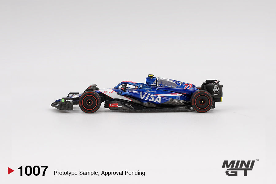 (Preorder) Mini GT 1:64 RB VCARB 01 #22 Yuki Tsunoda 2024 F1 2024 Bahrain GP