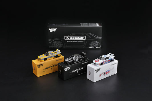 (Preorder) Mini GT 1:64 INOZETEK x Liberty Walk R32 Set 2026 Show Edition - MGTS0027