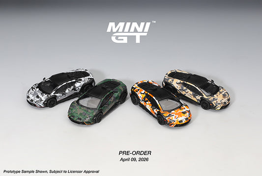 (Preorder) Mini GT 1:64 Lamborghini Huracán Sterrato All Terrain Set - MGTS0026