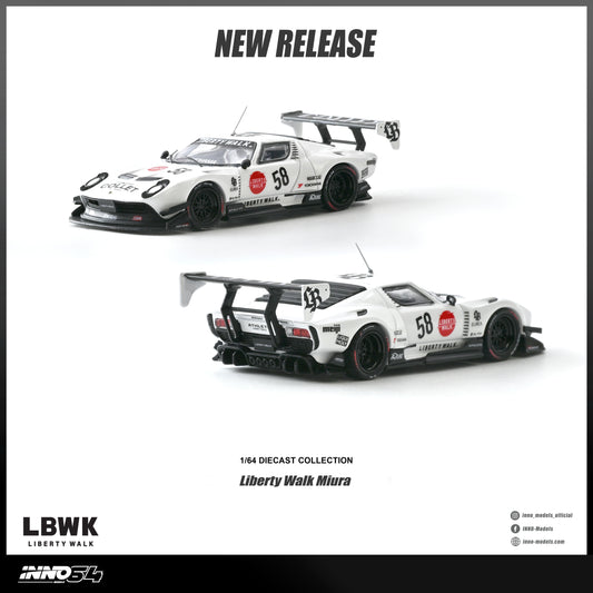 (Preorder) INNO64 1:64 LB-Silhouette WORKS Miura GT