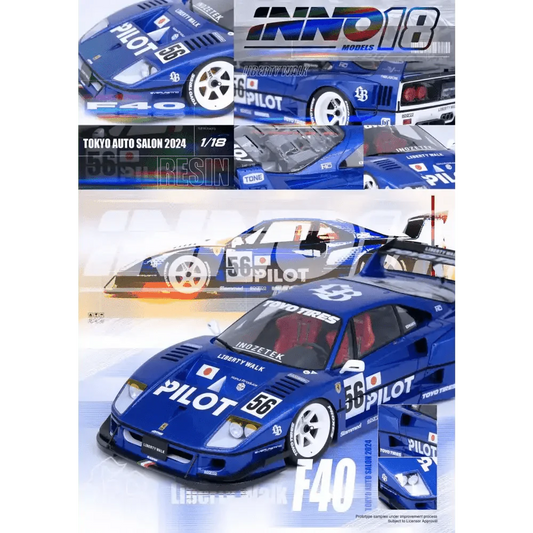 INNO 1:18 LBWK F40 Tokyo Auto Salon 2024