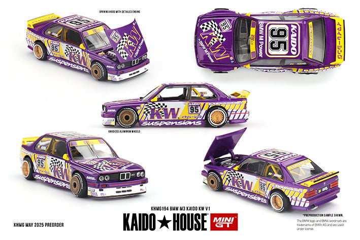 (Preorder) Kaido House x Mini GT 1:64 BMW M3 Kaido KW V1