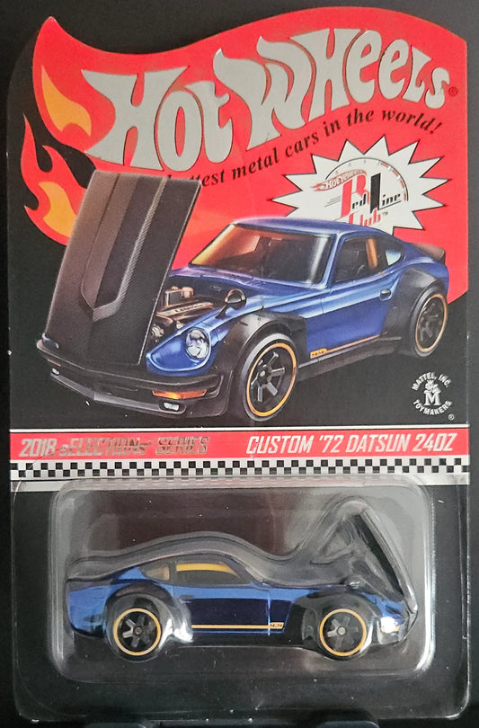 Hot Wheels RLC Custom '72 Datsun 240z Blue