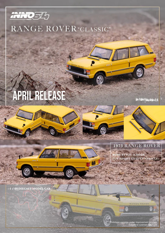 1:64 INNO64 Range Rover "Classic" Sandglow Yellow